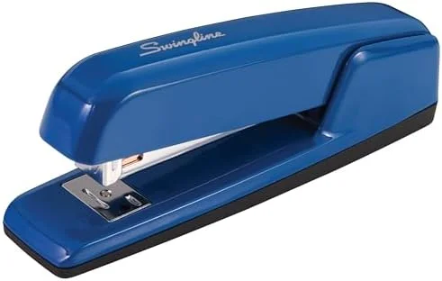 Swingline Stapler, 30 Sheet Capacity, 747 Business Stapler, Jam Free, Metal, Royal Blue (74729)