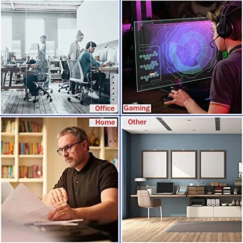 TEDNETGO Large Gaming Mouse Pad, Waterproof Extra Large Big Mouse Pad with Stitched Edge, XXL Non-Slip Black Computer Long Mousepad Desk Mat for