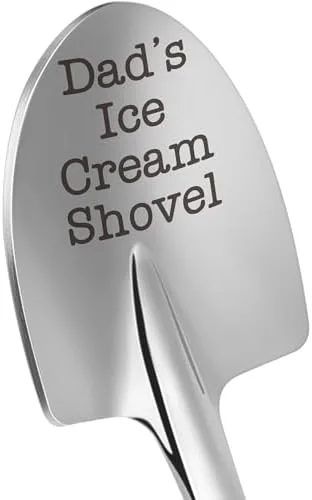 Dad Fathers Day Birthday Gift - from Daughter/Son, Fathers Day for Dad Daddy Grandpa Husband, Funny Dad's Ice Cream Shovel Daddy Father-in-Law