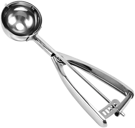 Saebye Large Cookie Scoop, 4 Tbsp, 60 MZ, 2 OZ, Size #16 Cookie Dough Scoop, Muffin Scoop for Baking