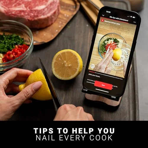 MEATER Plus: Smart Bluetooth Wireless Meat Thermometer Digital - BBQ, Grill, Oven, Smoker, Air Fryer, Kitchen, Perfect for Steak, Chicken, Turkey, and