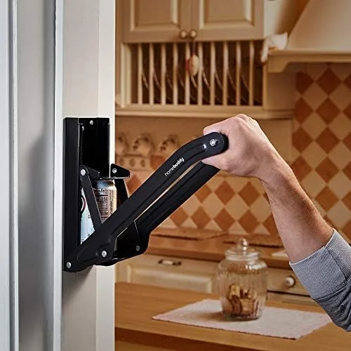 HomeBuddy Can Crusher for Recycling - 12 Oz. and 16 Oz. Can Crusher Wall Mounted for Aluminum - Compact and Easy to Use, Mounting Rivets Included