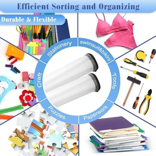 Jetec 32 Pcs Mesh Zipper Bags Toy Storage Bikini Organizer Bag Bolsas Para Guardar Trajes De Bano Waterproof Zipper Reusable Pouch Puzzle